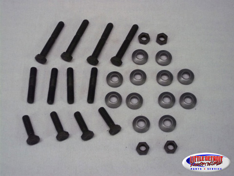 Exhaust Maniflod Fastener Kit Small Block 1966-69