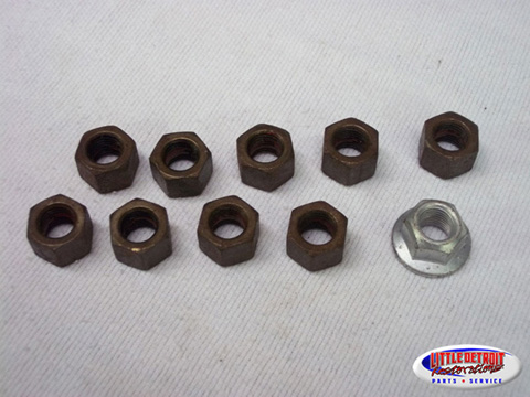 Axle  Fastener Kit Retaining Nuts 1964-74