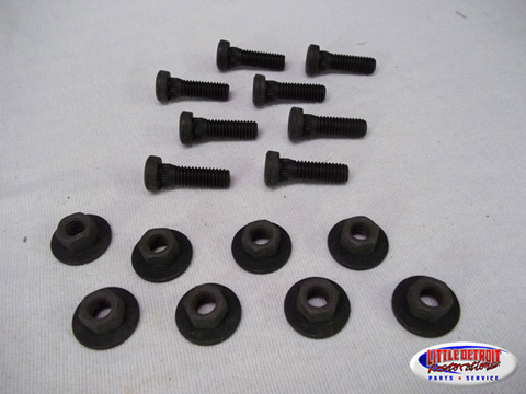 Leaf Spring Hanger Fastener Kit Front Hangers 1964-74