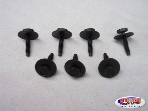 Shaker "Bubble" to Hood Fastener Kit