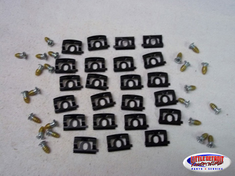 Windshield Moulding Fastener Kit A-Body 1968-76 Coupe 1970-76