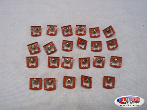 Rear Window Mouldings Fastener Kit  A-Body Coupe 1968-74