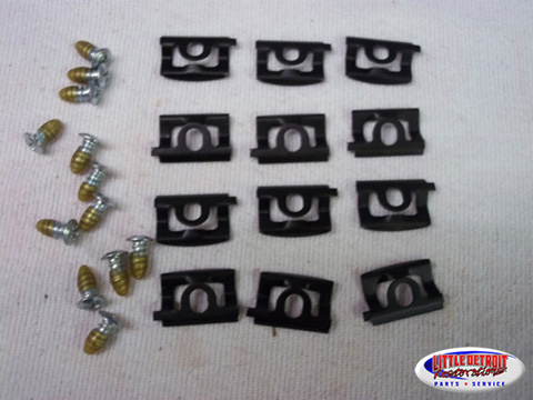 Rear Window Moulding Fastener Kit A-Body Fastback 1970-74