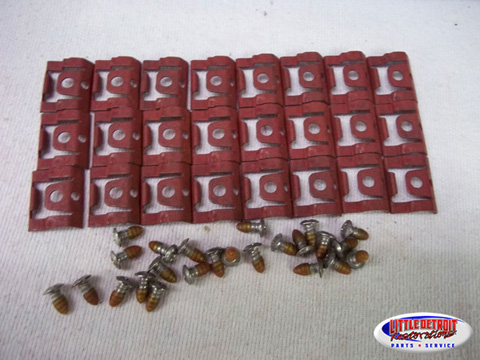 Rear Window Mouldings Fastener Kit B-Body 2 Door Hardtop 1964-65