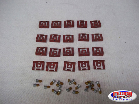 Rear Window Moulding Fastener Kit B-Body 1968-70