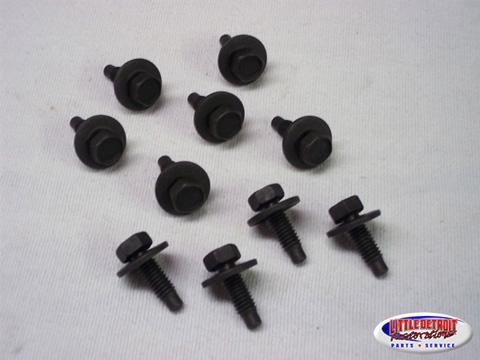 Hood Hinge Bolt Kit 1964-69 Hood Hinge to Inner Fender and Hood Hinge to Hood