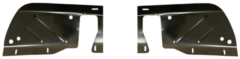 68-69 Dodge Charger Front Inner Fender Splash Shield - Pair