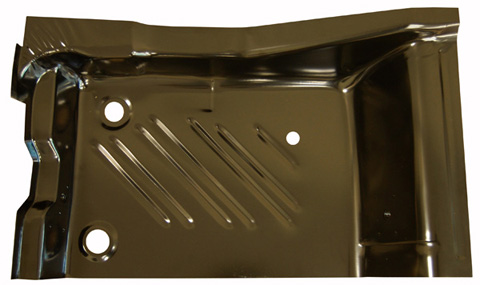 71-74 Plymouth Barracuda Rear Floor Pan - Footwell Area - R