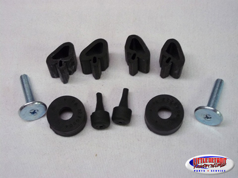 Hood Bumper Kit B-Body Non Charger 1968-70