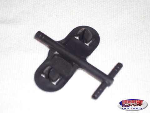 Washer Hose "T" Black  B-Body 1971-74 & E-Body 1970-74