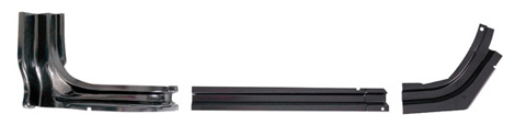 67-69 Dodge Dart Trunk Gutter Set Right Hand - 3 pcs