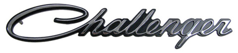 70-74 Challenger Fender Emblem "Challenger"