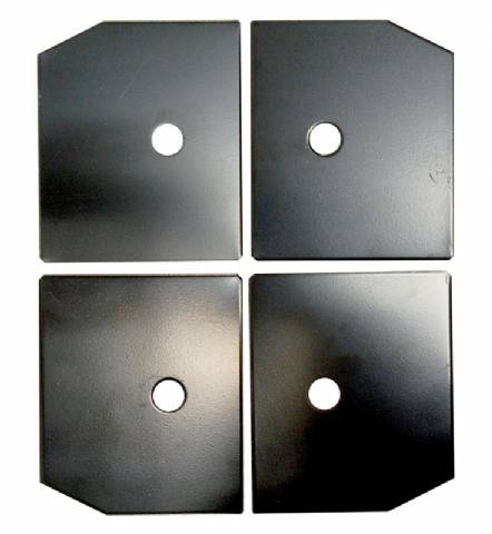 67-76 A Body Bucket Seat Floor Bracket 4pc Set