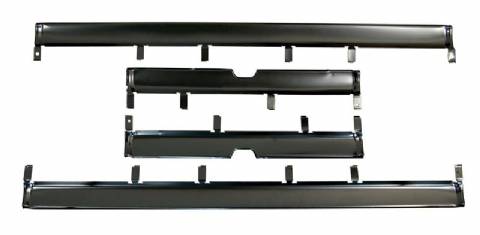 67-69 Barracuda, 67-71 Valiant, 70-76 Duster, Demon, Dart Sport Floor Wiring Cover 4 pcs