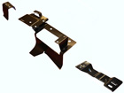 70-74 E-Body & 71-74 B-Body Console Bracket Set - AT